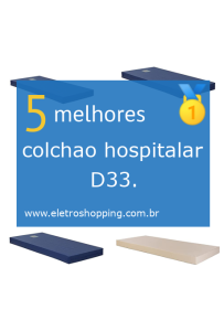 Colchões hospitalares D33