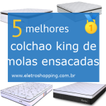 Colchões king de molas ensacadas