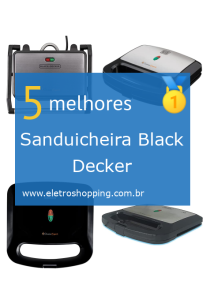 Sanduicheiras Black Decker