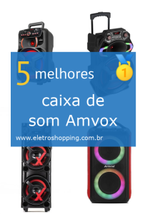 caixas de som Amvox