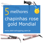 chapinhas rose gold Mondial