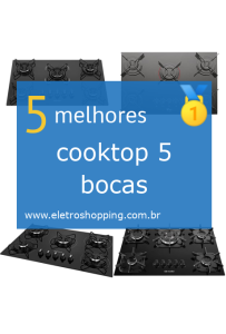 cooktop 5 bocas