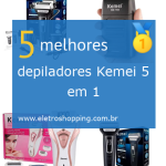 depiladores Kemei 5 em 1