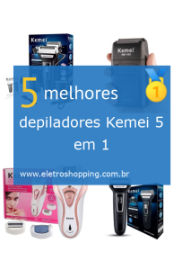 depiladores Kemei 5 em 1