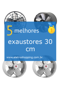 exaustores 30 cm