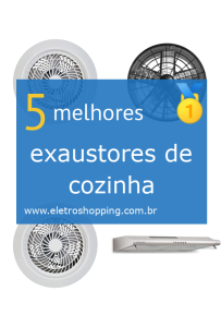 exaustores de cozinha