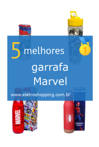 garrafas Marvel