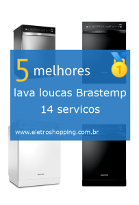 lava louças Brastemp 14 serviços