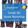 luvas de boxe feminina