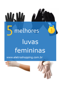 luvas femininas