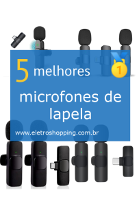 microfones de lapela