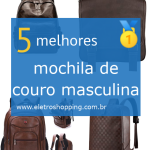 mochilas de couro masculinas