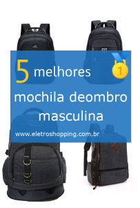 mochilas de ombro masculinas