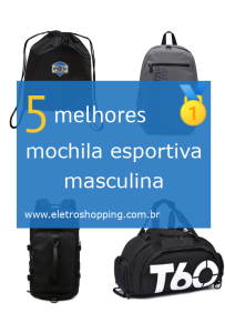 mochilas esportivas masculinas