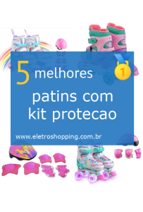 patins com kit proteção