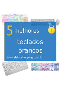 teclados brancos